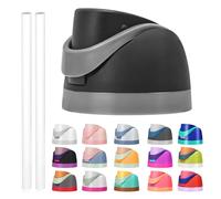 Replacement Lid for Owala Freesip, Compatible with Owala Cup 16oz 24oz 32oz 40oz, One Button Water Bottle Top Lid Replacement Accessory and Straws, Leakproof, BPA-Free (Black)