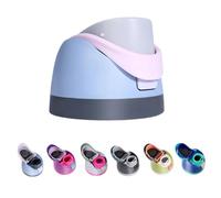 Replacement Lid for Owala Freesip, One Button Top Replacement, Leakproof BPA-Free School Kids Water Bottle Cap Replacement Compatible with Blue Owala 24oz 32oz 40oz 16oz (Blue Pink)