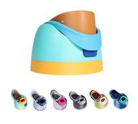 Replacement Lid for Owala Freesip, One Button Top Replacement, Leakproof BPA-Free Sport Water Bottle Cap Replacement Compatible with Green Owala 24oz 32oz 40oz 16oz (Green Yellow)