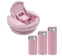 Replacement Lid for Stanley AeroLight Transit Bottle, Locking Through Lid Compatible with Stanley 16oz 12oz 20oz, Leakproof Water Bottle Cap, BPA-Free (Pink)