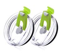 Replacement Lid for YETI 20oz Tumbler, 10/24oz Mug & 10oz Lowball | Splash-Resistant Replacement Press-In Rim Lid for 3.23in / 8.2cm Inner Diameter Tumblers, 2 Pack