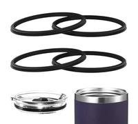 Replacement Lid Seal Gaskets for Yeti 20 oz Tumbler Mugs, Rubber Leak-proof O Shaped Lid Gaskets for 10/24 oz Mug, 25 oz Straw Mug and 10 oz Lowball -4 Pack