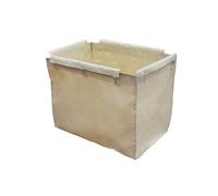 Replacement Liner Bag for Laundry Trolley, Industrial Laundry Carts or Large Laundry Trolley Basket & Rolling Hamper,Beige-Rectangular