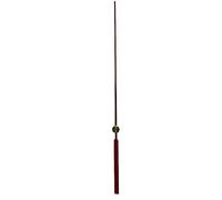 Replacement Long Metal Press Fit Second Hand Compatible With Japanese Quartz Wall Clock Mechanism Movement (1, 130mm Red)