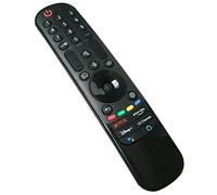 Replacement Magic Remote Control AN-MR21GA Compatible for LG Smart TV 2021 OLED TV Series G1 C1 A1 QNED99 QNED90 NANO99 NANO90 NANO85 NANO80 NANO75 and UHD TV's UP80 UP75 Series (No Voice Function)