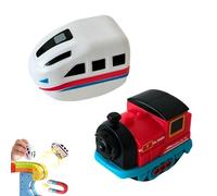 Replacement Magnetic Electric Train for klick Rail,Rechargeable 3D Infinity Track Train Head for Flexible Race Tracks,Trains Track Set Add-On Accessory,Cannot Operate Alone