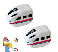 Replacement Magnetic Electric Train for klick Rail,Rechargeable 3D Infinity Track Train Head for Flexible Race Tracks,Trains Track Set Add-On Accessory,Cannot Operate Alone
