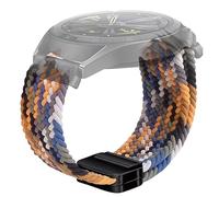 Replacement Magnetic Watch Strap 18mm Nylon Braided Compatible with Huawei Watch GT 6 41mm, Watch 5 42mm, GT 5 Pro, GT4, Garmin Venu 4 41mm, Venu 3S 2S, Forerunner 265S 255S
