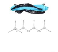 Replacement Main Brush and Side Brushes for Conga 15090 16090 AI SpinArm Home&Wash Robot Vacuum Cleaner - 1 Roller Brush + 4 for Edge Clea