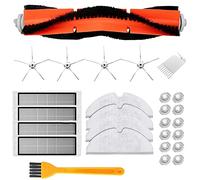 Replacement Main Brush Filter Kit Compatible with Roboro-ck S5 S6 Max S50 S51 S55 S60 Vacuum Cleaner Accessories (27 PCS SET)