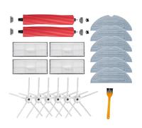 Replacement Main Brush Filter Mop Cloth Side Brush Kit Compatible with Roboro-ck T7S T7 Plus T7 Vacuum Cleaner Parts