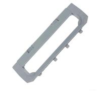 Replacement Main Brush Guard for Roborock for qrevo Curv Edge for saros 20 - Sturdy Plastic Shell Vacuum Cleaner Spare Part Easy Install Black Unit