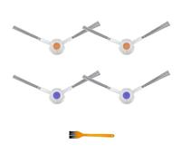 Replacement Main Brush Side Brush Hepa Filter Mop Pad Compatible with Narwal J3 Robot Vacuum Cleaner Accessories (4 Side Brush)