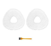 Replacement Main Brush Side Brush Hepa Filter Mop Pad Compatible with Narwal J3 Robot Vacuum Cleaner Accessories (2 Mop)