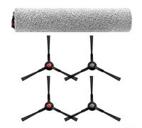 Replacement Main Roller Brush And Side Brushes For Eufy For Omni E25 E28 Robot Vacuums, Nylon Plastic Cleaning Kit, Easy Install For Pet Owners(A)