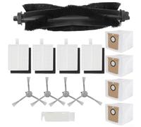 Replacement Main Roller Side Brush Filter Kit for Clean L50 L50 SES L60 and L60 For Hybrid Vacuum Cleaners Complete Set of Brushes Filters and Dust Bags Compatible
