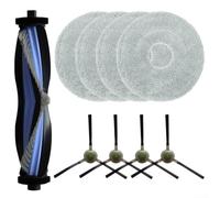 Replacement Main Side Brush And Mop Cloth Kit For Lefant for M3 Robot Vacuum Cleaner, Washable Microfiber Pads, Nylon Bristles For Deep Cleaning Corners And Floors, Easy Install Accessory(A)