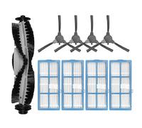 Replacement Main Side Brush Hepa Filter Mop Rag Cloth Brush Cover Compatible with Bagotte BG600 / BG700 / BG750 / BG800 MAX Spare Parts Accessories (Set D)