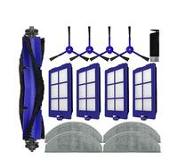 Replacement Main Side Brush Hepa Filter Mop Rag Cloth Compatible with Eu-fy RoboVac X8 Hybrid Robot Vacuum Cleaner (Set A)