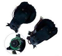 Replacement Main Wheels for Dreame D10 Plus Gen 2 Robot Vacuums, Left or Right Drive Wheels, Enhanced Durability for Smooth Navigation and Quiet Cleaning, Black(Left Wheel)