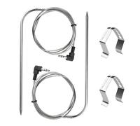 Replacement Meat Probe for Pit Boss Pellet Grills, 3.5mm Plug Pit Boss Accessories Parts Meat BBQ Temperature Probes Pit Boss Meat Probe for Pellet Grill Smoker，2 Packs