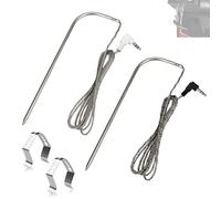 Replacement Meat Probes for Traeger Wood Pellet Grill, Compatible with Pit Boss Series Pellet Grill and Smoker, 3.5 mm Plug High-Temperature BBQ Waterproof Digital Thermostat Probe, 2 Pack