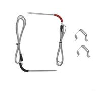 Replacement Meat Temperature Probe Dual Tip for Weber Furnace - Accurate Food Thermometer Sensor for Grills and Smokers