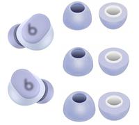 Replacement Memory Foam Tips Foam Sleeves Earbuds Tips Compatible with Beats Solo Buds, [Noise Cancelling] 6PCS 3Pairs S/M/L Purple 2143PP