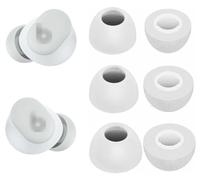 Replacement Memory Foam Tips Foam Sleeves Earbuds Tips Compatible with Beats Solo Buds, [Noise Cancelling] 6PCS 3Pairs S/M/L Gray 2143PG