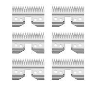 Replacement Metal Blade ，Compatible for Andis,Compatible for Oster， A5 Fast Feed,Compatible for wahl，Compatible for KM， Series Clippers(6 pcs Steel Blade)