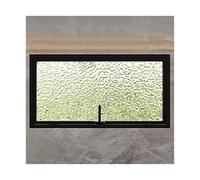 Replacement Metal Sash Sliding Windows Metal Store/House Windows Flush Mount Rectangle 360° Rotating Shed Windows For Commercial Greenhouse And Restaurant(Black,31.5x15.8in/80x40cm)