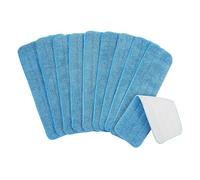 Replacement Microfiber Cleaning Cloth 14 X 46cm Water Spray Mop Pad for Flat Rotary Mop Machine Accessories,Vacuum Cleaner Parts(Red)