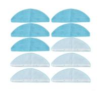 Replacement Microfiber Cloths for Cecotec For Conga 7490 Robot Cleaner for Genesis and For X Treme Models Reusable Floor Pads (10 PACK)