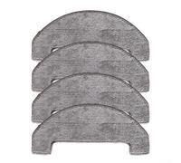 Replacement Microfiber Mop Cloths for uninell UR3 Robot Vacuum Cleaner 4 Count or 10 Count Washable Reusable Floor Cleaning Accessory (4 PACK)