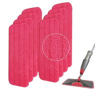 Replacement Microfiber Mop Pad for Rubbermaid Reveal Spray Mop - 8 Pack Wet & Dry Floor Cleaning Refills Reusable Fit for Any Microfiber Reveal Flat Mop 16.5"