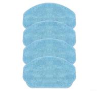 Replacement Microfiber Mop Pads for Robot Vacuum Cleaner, 4-Pack, Highly Absorbent and Cleaning Cloths for Stubborn Stains, Compatible with BR150/BR151 Series(4PCS)
