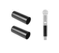 Replacement Microphones Battery Cover for Shure ULXD2 QLXD2 Handheld Wireless Microphones,Metal Microphone Battery Cup，2 Pack