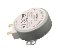 Replacement Microwave Turntable Motor, AC 220-240V Synchronous Motor for Oven Turntable, 5-6 RPM, 4W, Metal Housing, Compatible with 49TYZ-A2 Models