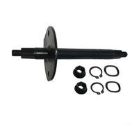 Replacement Middle Wheel Axle for Exercise Bikes Metal Material Wear Resistant and Proof Compatible with Various Models (20mmx165mm)