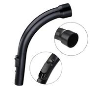 Replacement Miele Hoover Parts 35mm Curved Bent End Hose Handle | Compatible with C1, C2, C3 Cat & Dog Series Miele Vacuum Cleaner Parts |Durable Hose Pipe, Curved Wand Handle for Cleaning.