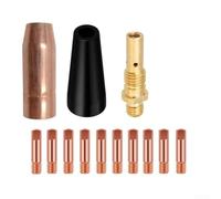Replacement MIG Torch Nozzle Tip Kit for Weld Pak 100, 100HD, 140HD, 175HD Plasma Cutters - Copper Alloy Gasless Nozzles(0.9MM)