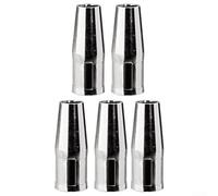Replacement Mig Welding Gas Nozzle for Lincoln For Magnum PRO 100L PRO 175L models compatible with part KP3075150F copper welding nozzles pack of 5 for MIG welding tasks