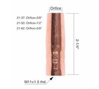 Replacement MIG Welding Torch Parts Kit for 100L#1 and Mini MiG 0.035" Wire 11-35 Tip 21-50 Nozzle 35-50 Diffuser for Magnum 100L