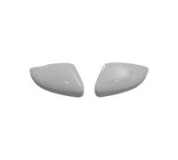 Replacement Mirror Cover Housing For VW Polo MK5 6R 6C 2009 2010 2011 2012 2013 2014 2015 2016 2017 Carbon Fiber Look/Red/Glossy Black/White Left And Right Car Wing Mirror(White 1 pair)