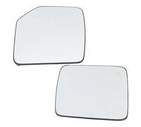 Replacement Mirror Glass For Bronco 2020 2021-2024 Rearview Mirror Cover Cap Textured Black Camera Ground Light Side Wing Mirror Lens(1 pair)