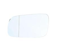 Replacement Mirror Glass For Golf 4 For JETTA MK4 For B5 For Bora Car Side Heated Rearview Mirror Glass left right White Blue Wing Mirror Lens(White left)