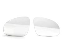 Replacement Mirror Glass For VW For Golf 5 Mk5 For Passat B6 2005 2006 2007 2008 2009 Auto External Accessories Car Wing Mirror Glass(A pair White)
