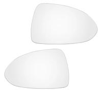 Replacement Mirror Glass For VW For Polo MK4 9N 2005-2009 Rearview Rear View Wing Side Mirror Glass Stick On No Based Plate(Pair)