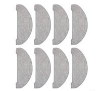 Replacement Mop Cloth for Vexilar W9 Robot Vacuum Cleaner Spare Paers Accessories Microfiber Vacuum Mop Pads(8 Pack)