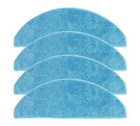 Replacement mop cloths accessory kit for Liectroux G7, RC4S, and EVOLUTION AIRO vacuum cleaners 4 or 10 microfiber pieces (4 PACK)